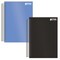 Better Office Products Spiral Notebooks, Small, Poly Covers, 7in. x 4.375in. College Rule, 100 Sht, Blk & Blue Cvrs, 2PK 25792 - alternate 1